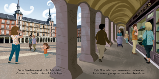 Lucía, el oso y el madroño. En Madrid